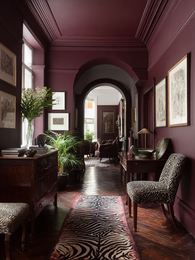 Burgundy Paint Bordeaux™ Interior Emulsion By Knuckles Paints