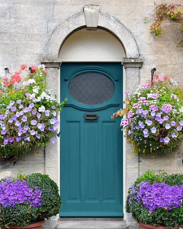 Copper Flashing Exterior Front Door Paint - Image 1