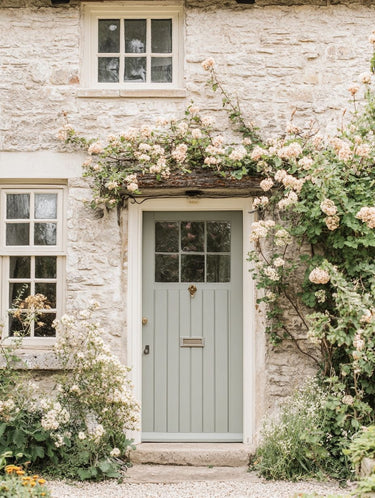 Pressed Leaf Exterior Front Door Paint - Image 2