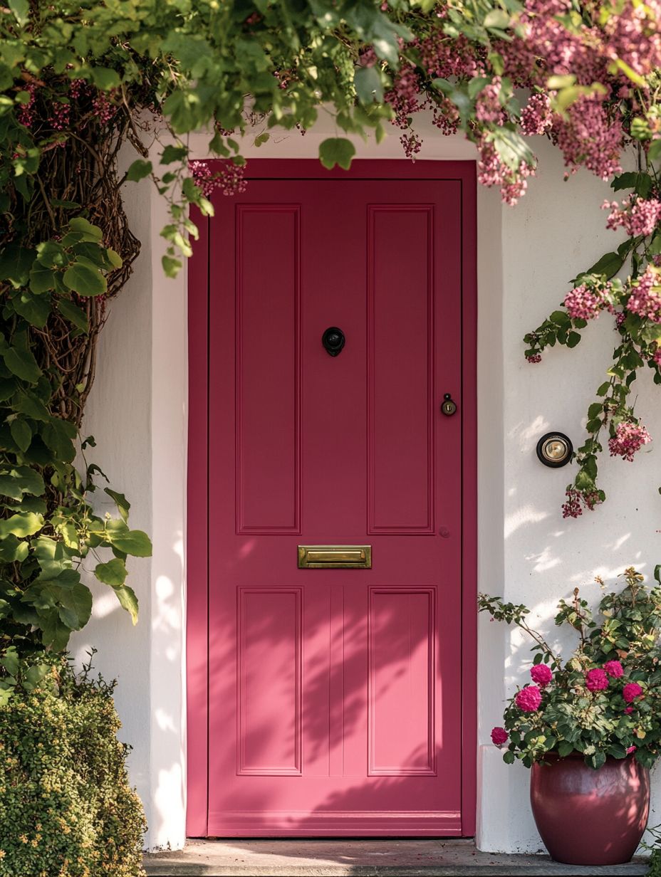 Front Door Paint Pink Soulful by Knuckles
